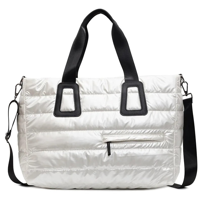 Large Capaci Casual Sle Women's down Cotton Jaet Bag Autumn
