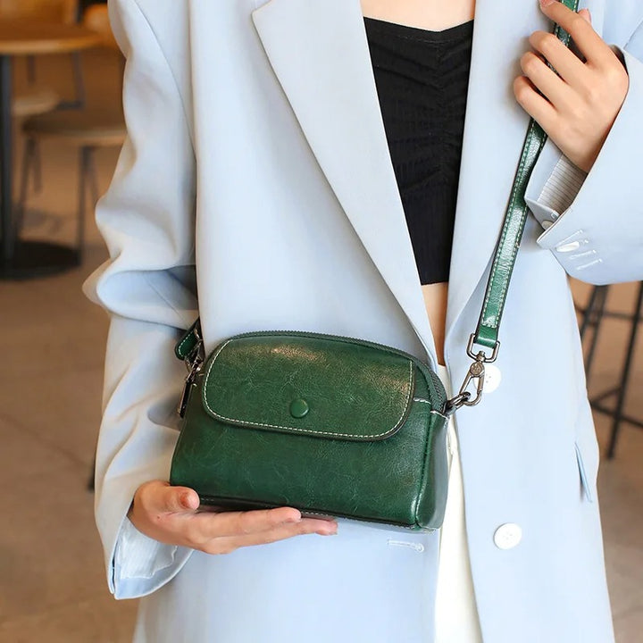 YANATARI mini small genuine leather vintage bag Crossbody Bag