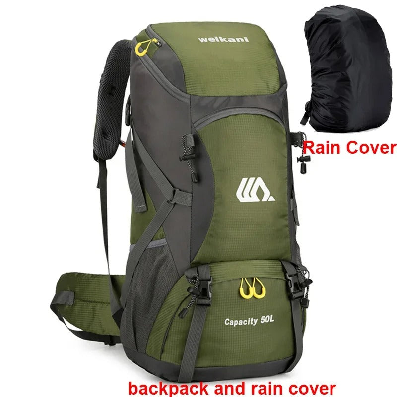 Travel Backpack Camping Men Large Hiking Bag Tourist Rucksack