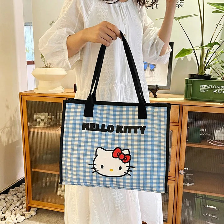 lightweight shopping commuter bag, large-capacity shoulder bag, cute style gift
