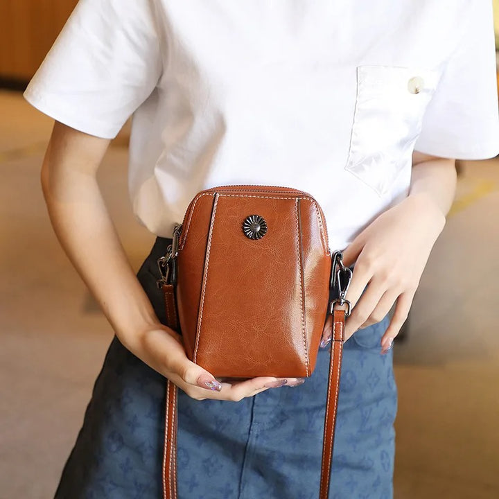 New style genuine leather women's bag autumn and winter new style