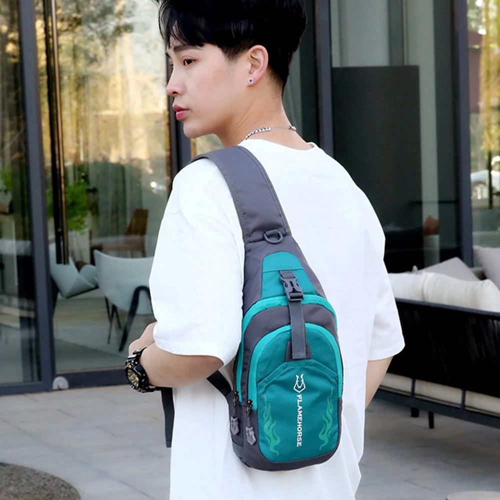 Lightweight Men Sling Backpack Chest Crossbody Bag