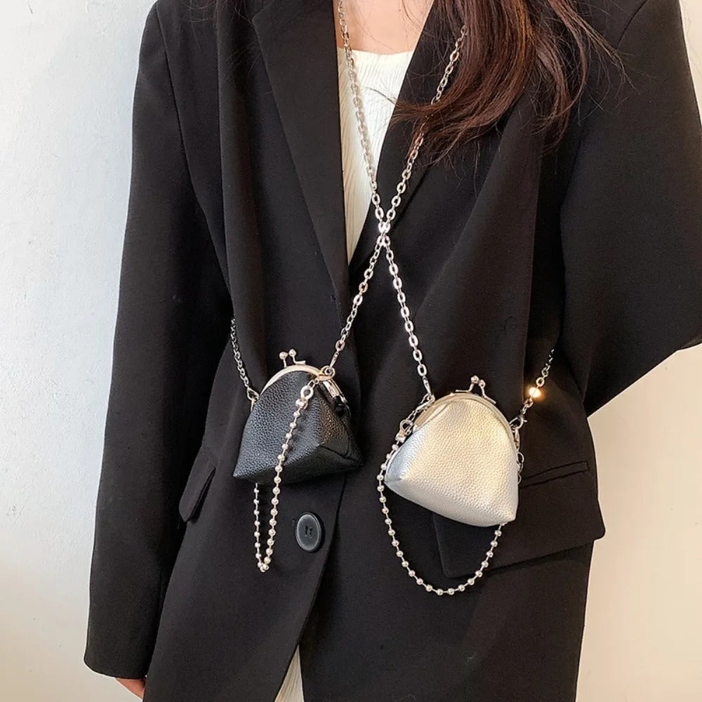 New Mini Shoulder Bags for Women Cute Chain Lipstick Bag Designer