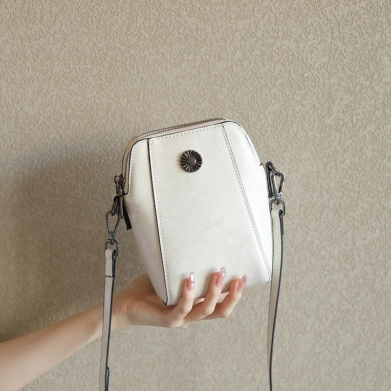 Women's crossbody bag mini handbag 2025 new style genuine leather