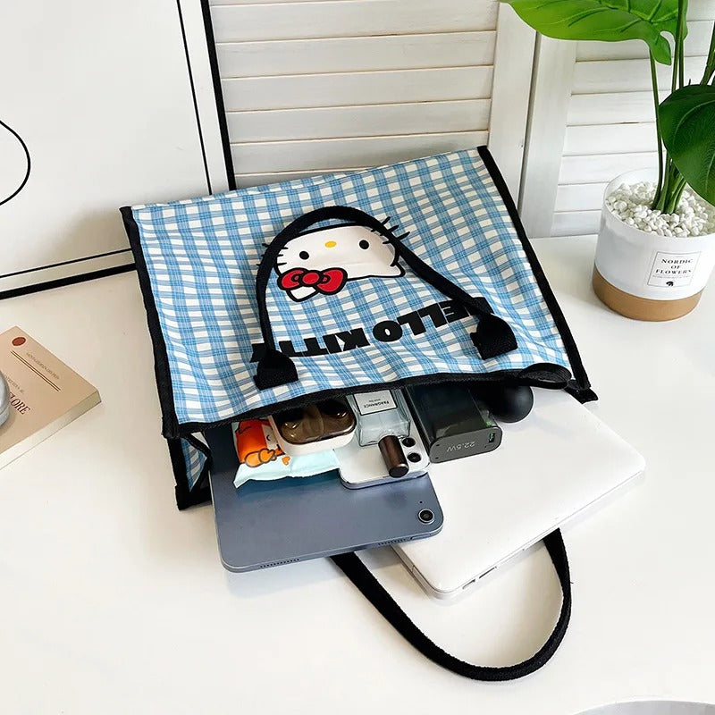 lightweight shopping commuter bag, large-capacity shoulder bag, cute style gift