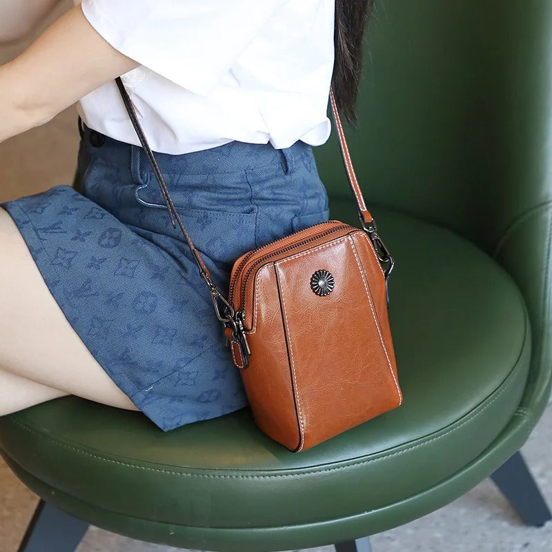 New style genuine leather women's bag autumn and winter new style