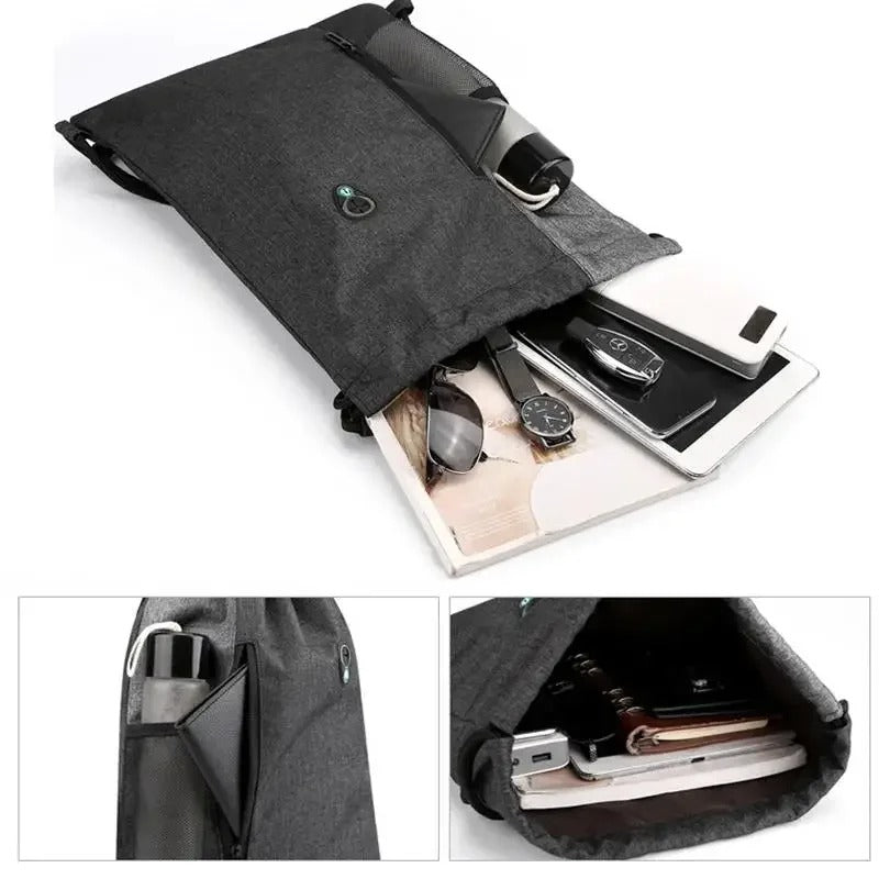 Folding Backpack, Hiking Bag, Lightweight Drawstring Backpack