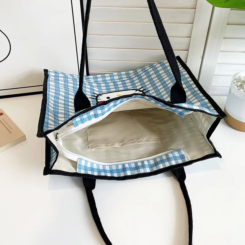 lightweight shopping commuter bag, large-capacity shoulder bag, cute style gift