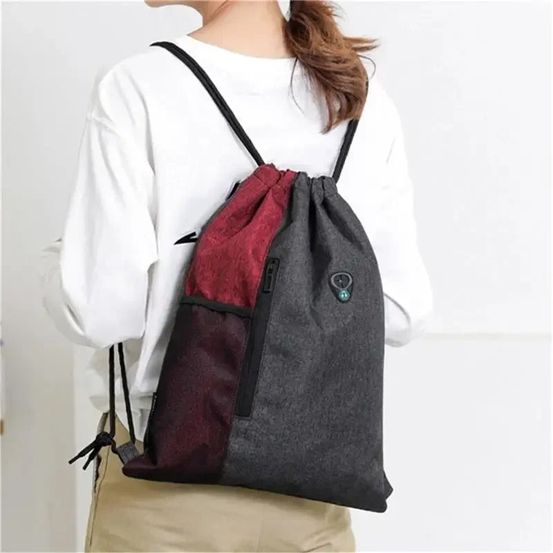 Folding Backpack, Hiking Bag, Lightweight Drawstring Backpack