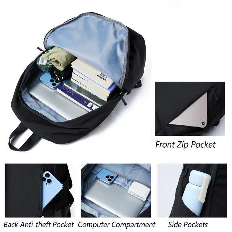 Men's Backpack Lightweight 15.6inch Laptop Bag Casual 30L Waterproof