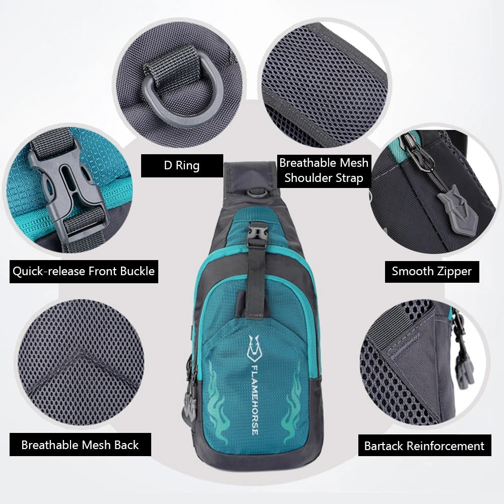 Lightweight Men Sling Backpack Chest Crossbody Bag