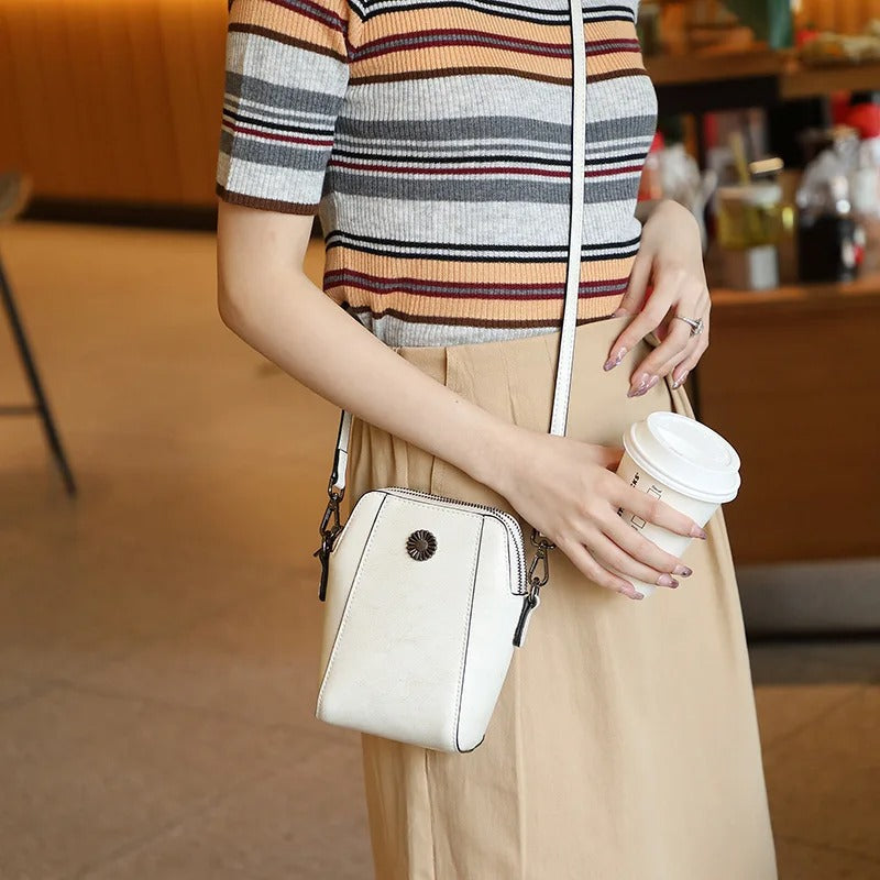 Women's crossbody bag mini handbag 2025 new style genuine leather