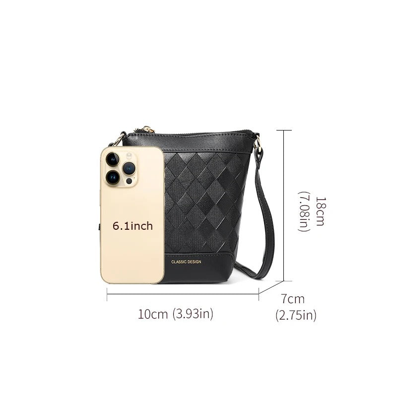 sense Joker slung bag high sense light luxury rhombic cell phone bag