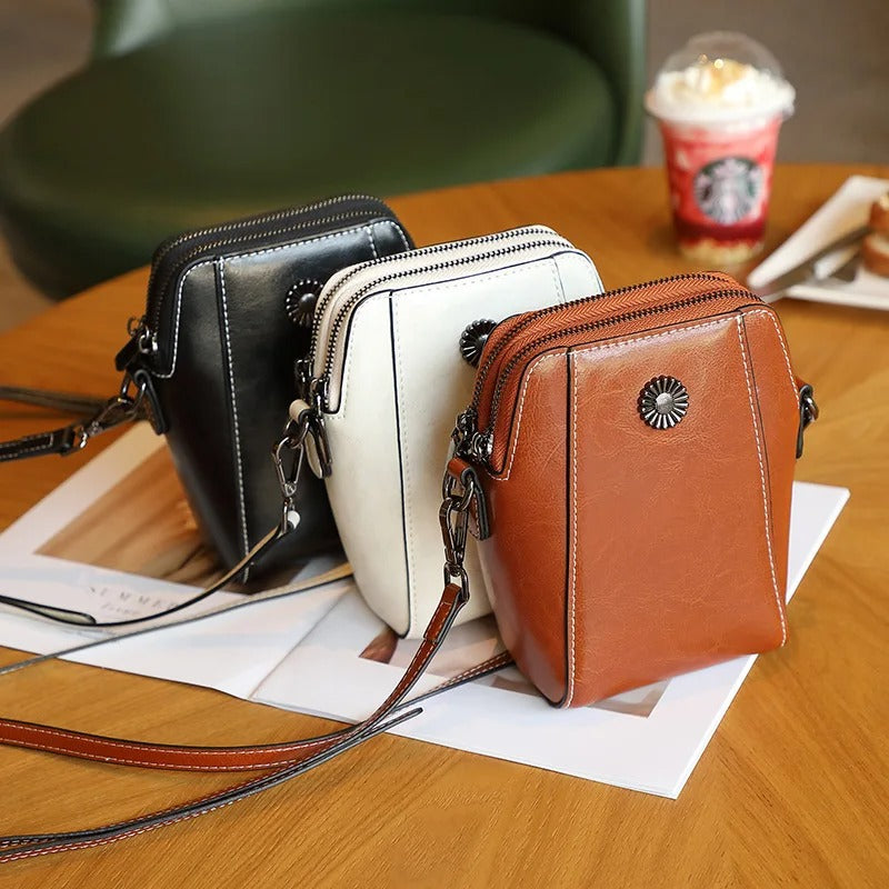 Women's crossbody bag mini handbag 2025 new style genuine leather