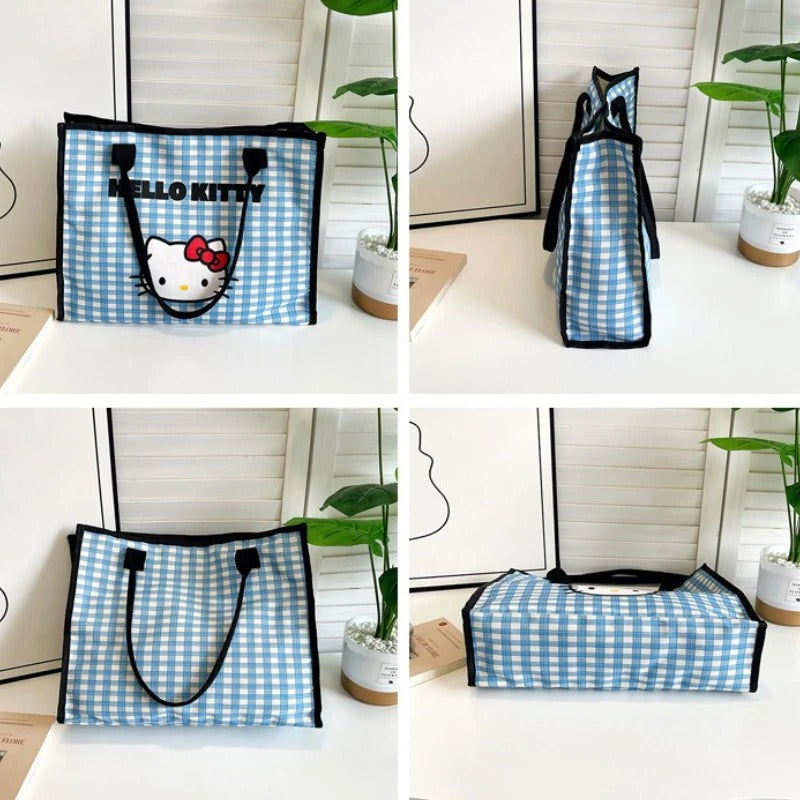 lightweight shopping commuter bag, large-capacity shoulder bag, cute style gift
