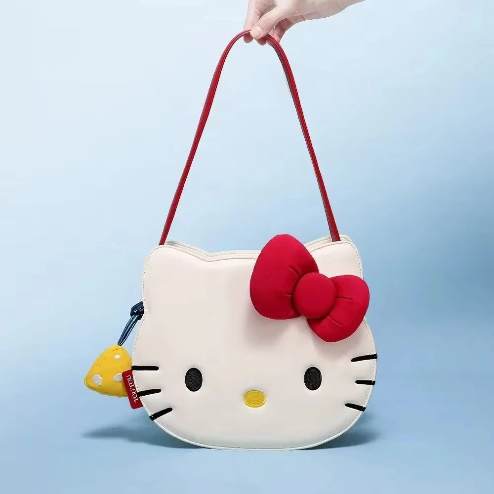 Anime Hello Kitty Kawaii Shoulder Bag Sanrio Storage Travel Messenger