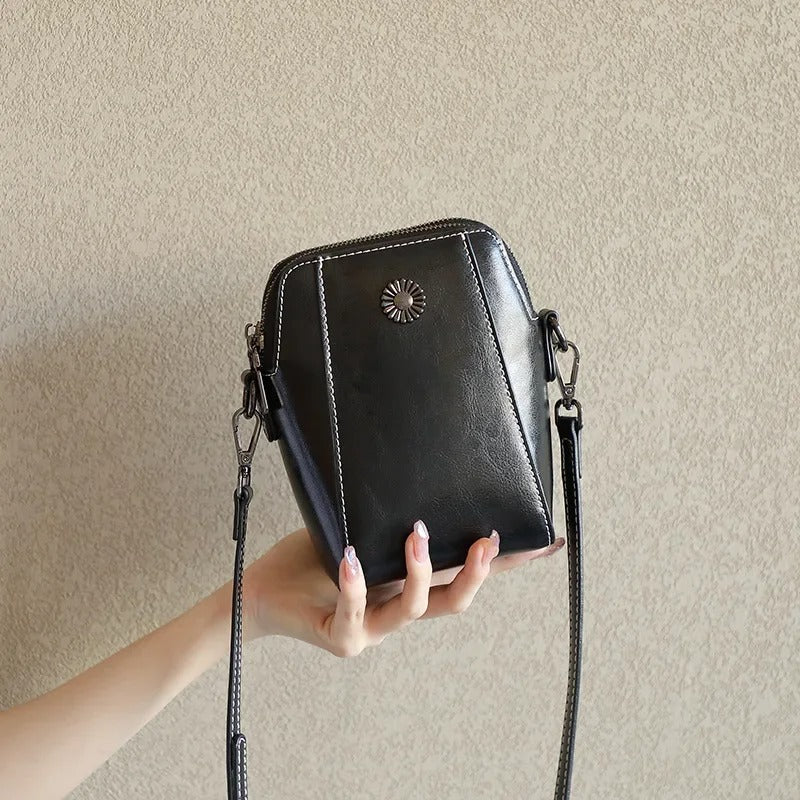 New style genuine leather women's bag autumn and winter new style