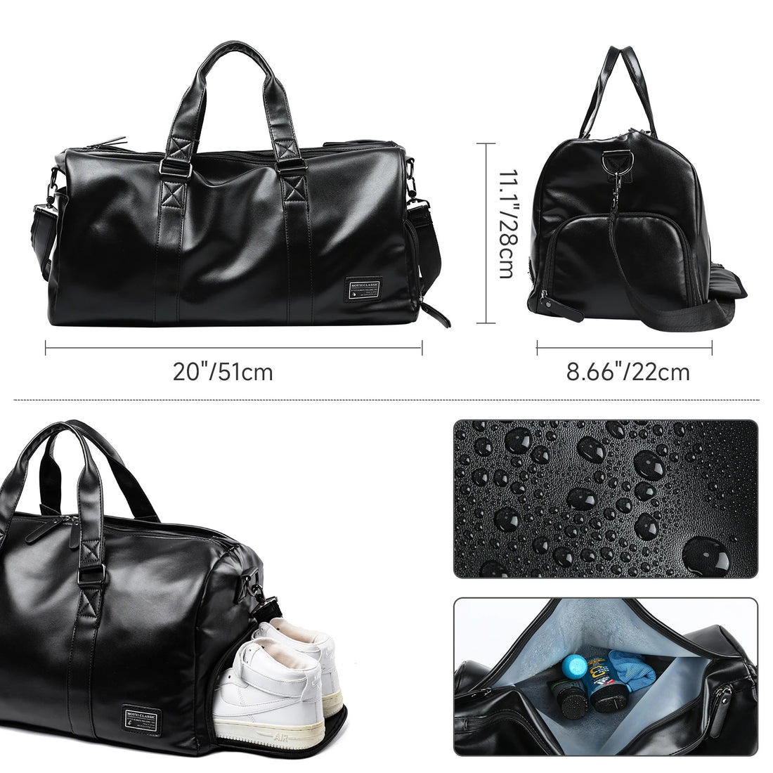 Overnight Gym Sports Carry-On Weekend Tote Bag